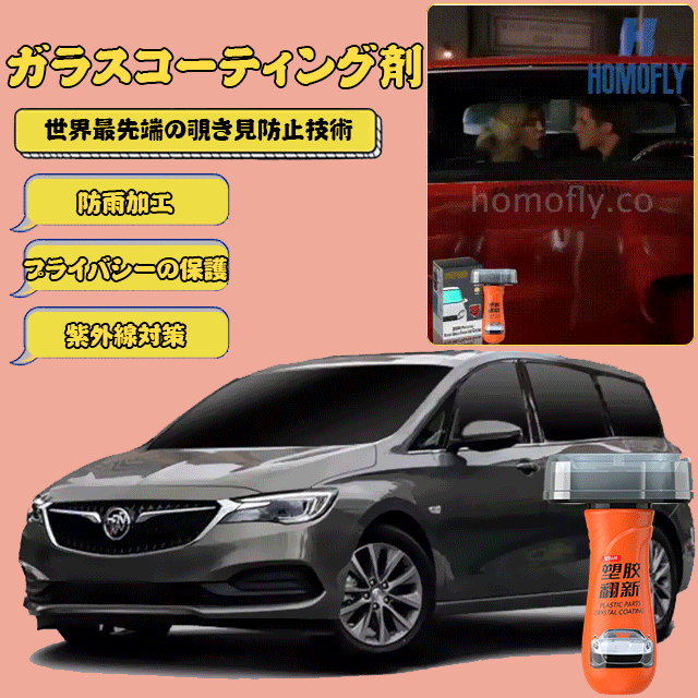 ナノ保護覗き見防止ガラスコ-ティング剤
