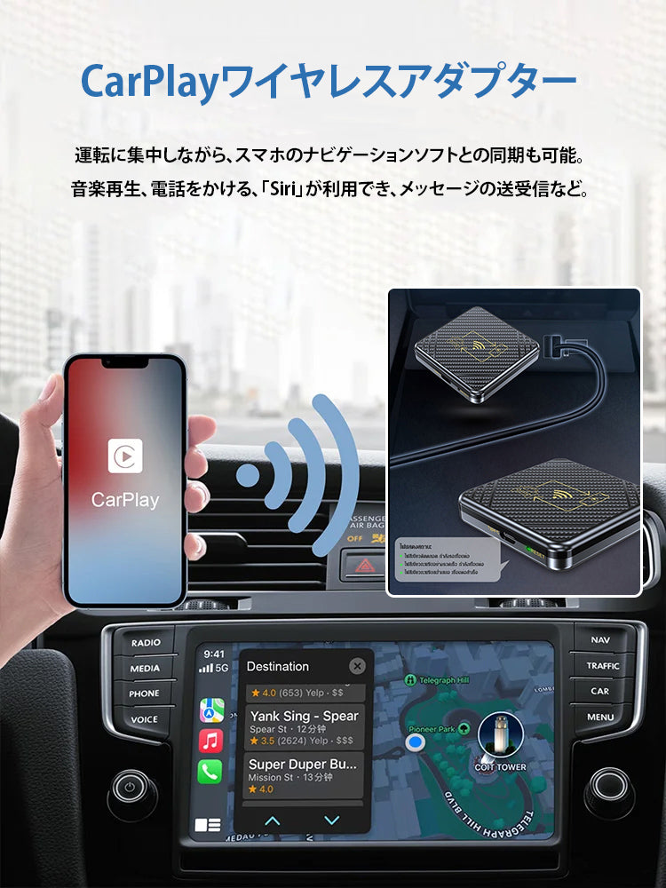 カ一プレイ完全リイャレス化ドングル