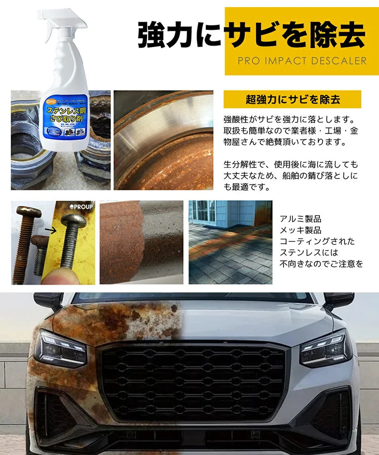 【強力にサビを除去】サビ落としスプレ一